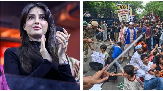 Nora Fatehi has spoken out on the student protests.