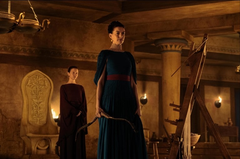 “Another notable adaptation choice is Nolan’s decision to reimagine Odysseus as unwaveringly faithful to Penelope, the Queen of Ithaca.” (Universal Pictures) “Another notable adaptation choice is Nolan’s decision to reimagine Odysseus as unwaveringly faithful to Penelope, the Queen of Ithaca.” (Universal Pictures)