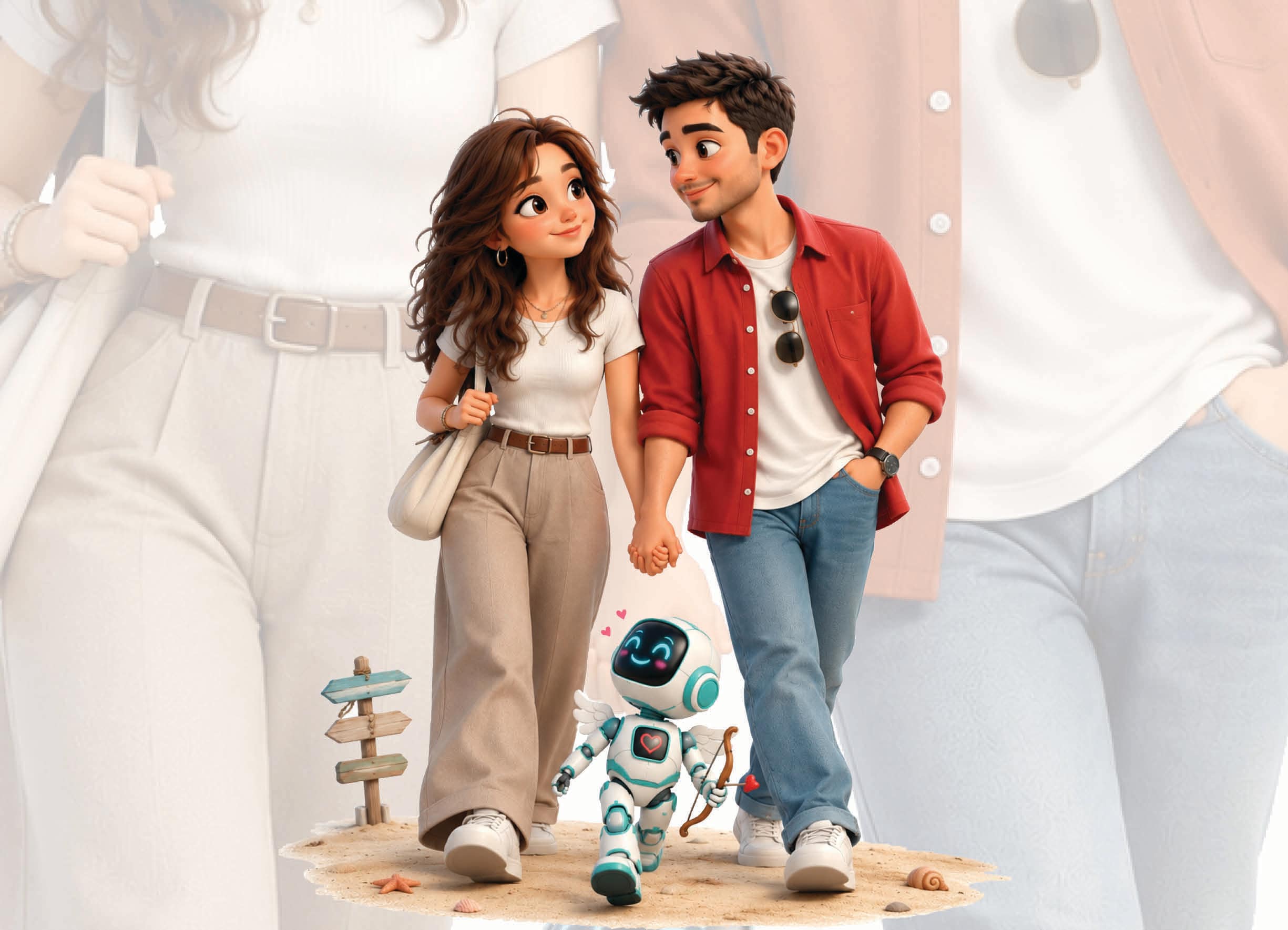 Dating apps such as Tinder, Bumble and Hinge are also moving to AI-based matchmaking. (ILLUSTRATIONS GENERATED USING CHATGPT) Dating apps such as Tinder, Bumble and Hinge are also moving to AI-based matchmaking. (ILLUSTRATIONS GENERATED USING CHATGPT)