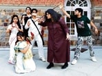 DU ECA aspirants at the Miranda House campus during their theatre trials.