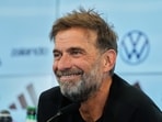 Newly appointed head coach of the German national soccer team, Jurgen Klopp, attends a news conference.