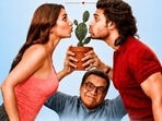 Tera Yaar Hoon Main review: Paresh Rawal, Aman Indra Kumar and Akanksha Sharma's still from the movie.