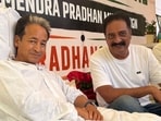 Prakash Raj met Sonam Wangchuk at Jantar Mantar for the Cockroach Janata Party protest.