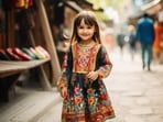 Cotton kurta sets for your little girls