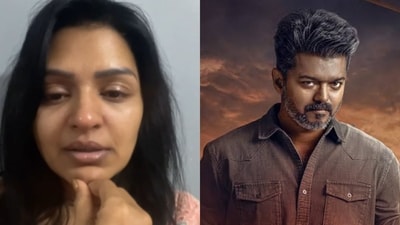 Vijay's Jana Nayagan cuts Anandhi Ajay's scenes, actor breaks down in tears: 'Worked on it for a year'. Vijay's Jana Nayagan cuts Anandhi Ajay's scenes, actor breaks down in tears: 'Worked on it for a year'.