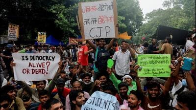 Cockroach Janta Party reiterated its nationwide agitation would continue until its demands are addressed. (REUTERS)
