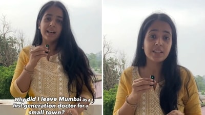 The doctor who relocated to a small town from Mumbai. (Instagram/@garimachauhan09) The doctor who relocated to a small town from Mumbai. (Instagram/@garimachauhan09)