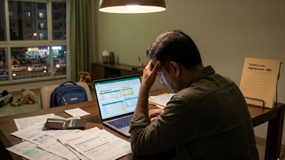 ఈ టెక్కీ అప్పులు చూస్తే షాక్ అవుతారు! (Representational image/Gemini AI generated) ఈ టెక్కీ అప్పులు చూస్తే షాక్ అవుతారు! (Representational image/Gemini AI generated)