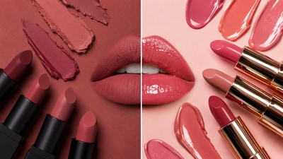Matte vs glossy lipstick, which one is better for monsoon (AI-Generated) Matte vs glossy lipstick, which one is better for monsoon (AI-Generated)