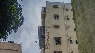 One of the two Mahim properties is a 751-sqft flat on the fifth floor of Al-Hussaini Society where the Memon family used to reside (Satish Bate/ Hindustan Times)