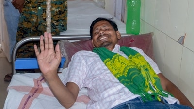 Amit Bhatnagar ended his 18-day hunger strike. (PTI) Amit Bhatnagar ended his 18-day hunger strike. (PTI)
