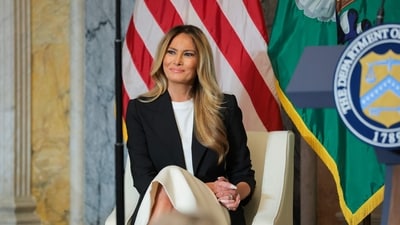 First lady Melania Trump chose not to attend the White House Correspondents' Dinner on July 24 due to a family threat. (AFP Getty Images)