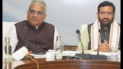 Union Minister Bhupender Yadav underscored the need for stronger coordination between the Centre and the Haryana government to improve air quality across the NCR. Union Minister Bhupender Yadav underscored the need for stronger coordination between the Centre and the Haryana government to improve air quality across the NCR.
