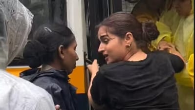Ayesha Khan on Wednesday shared that she was detained by the Mumbai police. Ayesha Khan on Wednesday shared that she was detained by the Mumbai police.