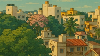 Bengaluru real estate: After three months of house hunting, a professional finally found what he calls his 'personal slice of heaven', a 1BHK apartment worth  ₹80 lakh. But the purchase itself wasn't what caught attention on Reddit. (Picture for representational purposes only) ((Studio Ghibli style image created using ChatGPT))