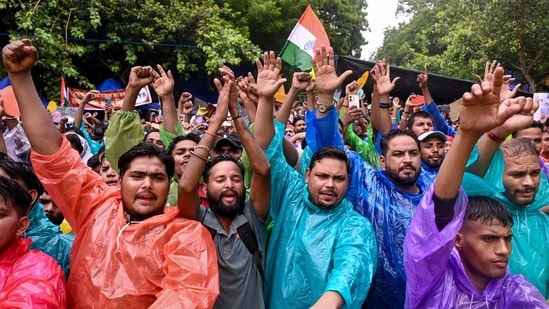 At the core of these protests is a generation asking for accountability. From us, their parents. From the stakeholders responsible for their education. From the testing agencies, the ministries that supervise them, and ultimately from India itself. (PTI Photo)