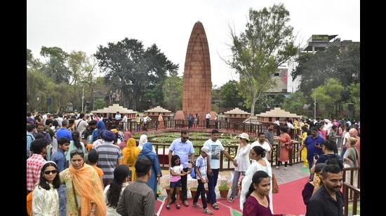 Replying to a question in the Rajya Sabha, Union tourism minister Gajendra Singh Shekhawat said Punjab recorded 3.32 crore domestic tourist visits in 2025, up from 2.66 crore in 2021. (HT File)