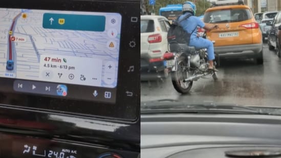 ‘47 minutes for 4.5 km’: Bengaluru man captures the city’s traffic nightmare in viral video. Watch