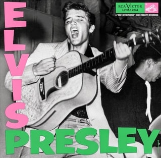 Elvis Presley's self-titled debut album cover; 1956. Wikimedia Elvis Presley's self-titled debut album cover; 1956. Wikimedia
