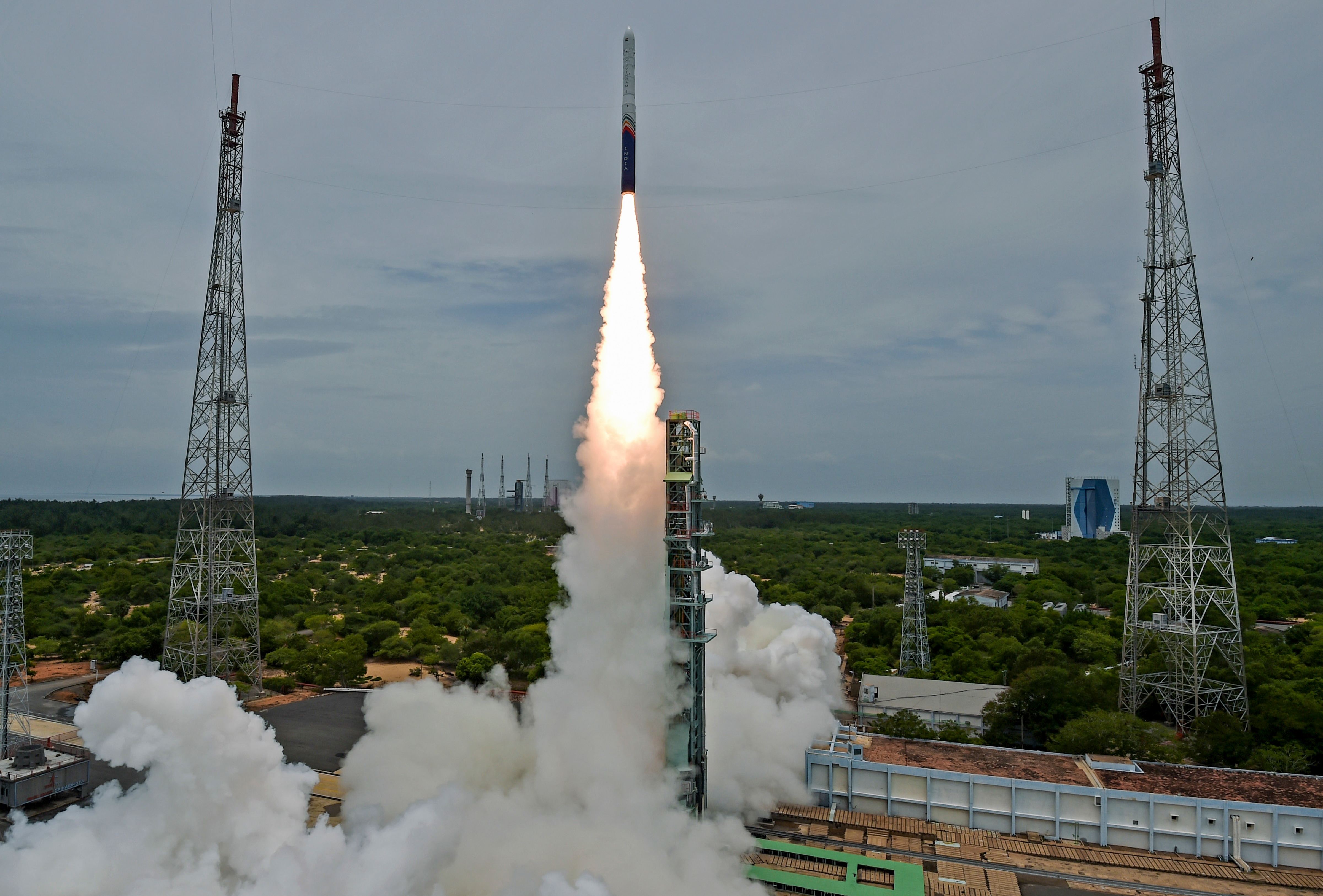 Vikram-1 Test Flight-1 (Mission Aagaman), India's first private orbital rocket launch, lifts off from the Satish Dhawan Space Centre, in Sriharikota, Andhra Pradesh. (PTI Photo)