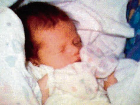 Philippe Kahn rigged a digicam to a cell phone to instantly share his newborn daughter’s photo with family, making this the first photo ever taken with a phone; 1997. (Wikimedia)