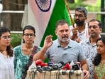 Rahul Gandhi, Leader of opposition addresses a press conference over the issues of students at 10 Janpath in New Delhi (Sanchit Khanna)