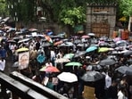 Addressing the gathering, Dr Abhijit More, one of the organisers, said the march was organised to ensure that the voices of students are not ignored. (MAHENDRA KOLHE/ HT)