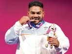 Jhandu Kumar competed in men’s heavyweight para powerlifting.