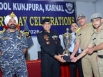 IG Bhanwala said that the modern soldier is not merely a soldier but a “Techno soldier”, encouraging young cadets to embrace both technology and tradition. (HT Photo)