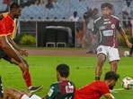 Sahal Abdul Samad of Mohun Bagan SG scoring a goal against East Bengal FC in Durand Cup 2026 at Salt Lake Stadium in Kolkata, India, on Saturday, July 25, 2026. (Samir Jana/Hindustan Times)