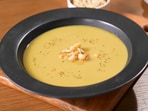 Chef Sanjeev Kapoor shares warm and comforting mushroom and turmeric soup recipe