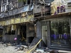The fire in Hauz Rani claimed 23 lives. (RAJ K RAJ /HT PHOTO)