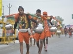 This year, the yatra will commence on July 30 — the first day of Sawan (Shravan) — and will conclude on August 11. (HT Archive)