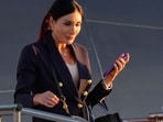 Conservative influencer Laura Loomer is in hot water after posting about her experience during an overnight air raid in Kyiv on Friday.