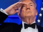President Donald Trump sparked another social media debate after he was seen drinking Diet Coke from a wine glass during the rescheduled White House Correspondents’ Dinner (WHCD). REUTERS/Jonathan Ernst    