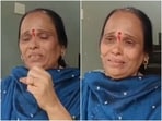 Abhijeet Dipke's mother interacts with the media.