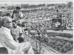 Sarvodaya leader Jayaprakash Narayan on June 25, 1975, held a massive rally at Delhi’s Ramlila Ground