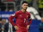 Cristiano Ronaldo in his last World Cup game for Portugal.