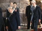 President Trump and Apple CEO Tim Cook during the president’s state visit to China in May.