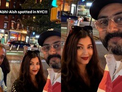 নিউ ইয়র্কের রাস্তায় অভিষেক-ঐশ্বর্য।