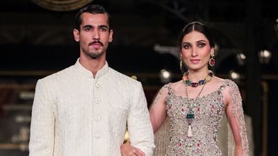 The collection moves like an itinerary, stopping in Rome, Paris, Morocco and Egypt before landing back home to India. (Shazid Chauhan) The collection moves like an itinerary, stopping in Rome, Paris, Morocco and Egypt before landing back home to India. (Shazid Chauhan)