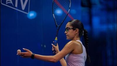 Anahat Singh became India’s first world junior squash champion in the girls’ final of the 2026 World Squash Junior Championships on Saturday. (HT) Anahat Singh became India’s first world junior squash champion in the girls’ final of the 2026 World Squash Junior Championships on Saturday. (HT)