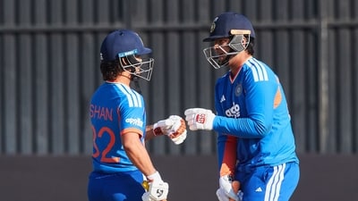 Ishan Kishan lauded Vaibhav Sooryavanshi and called him smart. (AFP) Ishan Kishan lauded Vaibhav Sooryavanshi and called him smart. (AFP)
