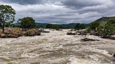 Karnataka informed the Authority that storage in its four Cauvery basin reservoirs stood at 48.979 tmcft against the 30-year average of 81.528 tmcft. (PTI) Karnataka informed the Authority that storage in its four Cauvery basin reservoirs stood at 48.979 tmcft against the 30-year average of 81.528 tmcft. (PTI)
