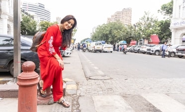 Deepika Singh in Connaught Place Deepika Singh in Connaught Place