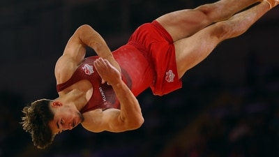 England's Gabriel Langton in action at the 2026 Commonwealth Games. (REUTERS)