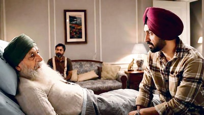 Naseeruddin Shah and Diljit Dosanjh in Imtiaz Ali’s new film, Main Vaapas Aaunga. Naseeruddin Shah and Diljit Dosanjh in Imtiaz Ali’s new film, Main Vaapas Aaunga.
