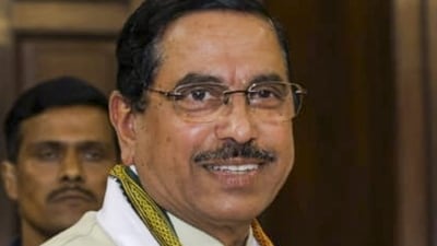 Joshi entered national politics after being elected to the 14th Lok Sabha in 2004. (PTI) Joshi entered national politics after being elected to the 14th Lok Sabha in 2004. (PTI)