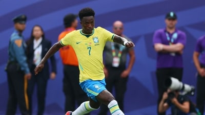 Vinicius Junior in action. (IMAGN IMAGES via Reuters)