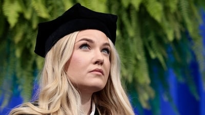 Erika Kirk defends relationship with Charlie as she's ‘heckled’ at Kirkland event (Photo by JEFF KOWALSKY / AFP) (AFP) Erika Kirk defends relationship with Charlie as she's ‘heckled’ at Kirkland event (Photo by JEFF KOWALSKY / AFP) (AFP)